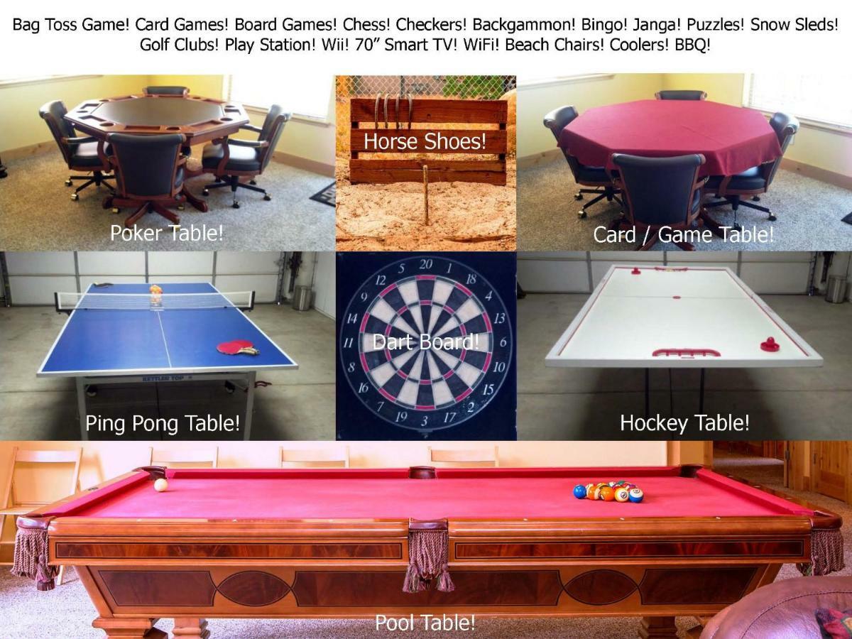 5-Star Luxury Tahoe Cabin! Great Location! Pool Table!Darts! Poker! Ping Pong! Games! South Lake Tahoe Luaran gambar